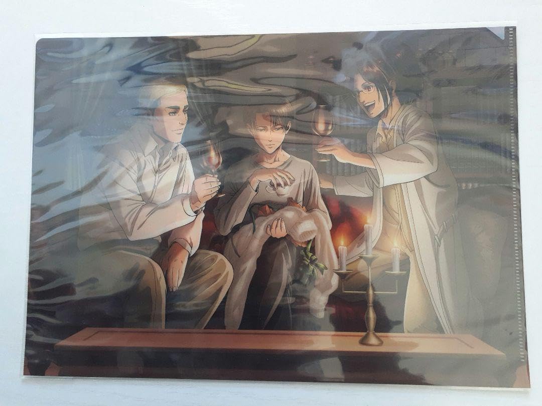 クリアファイル エルヴィン リヴァイ ハンジ 進撃の巨人 クリア