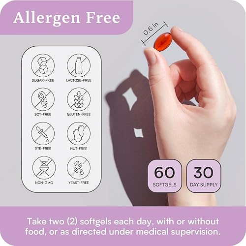 Miniatura 3 de Omega 110 wLYSOVETA LPC Suplementos EPA y DHA para la salud del cerebro y la retina Enfoque, atención, memoria, estado de ánimo y visión 6 veces