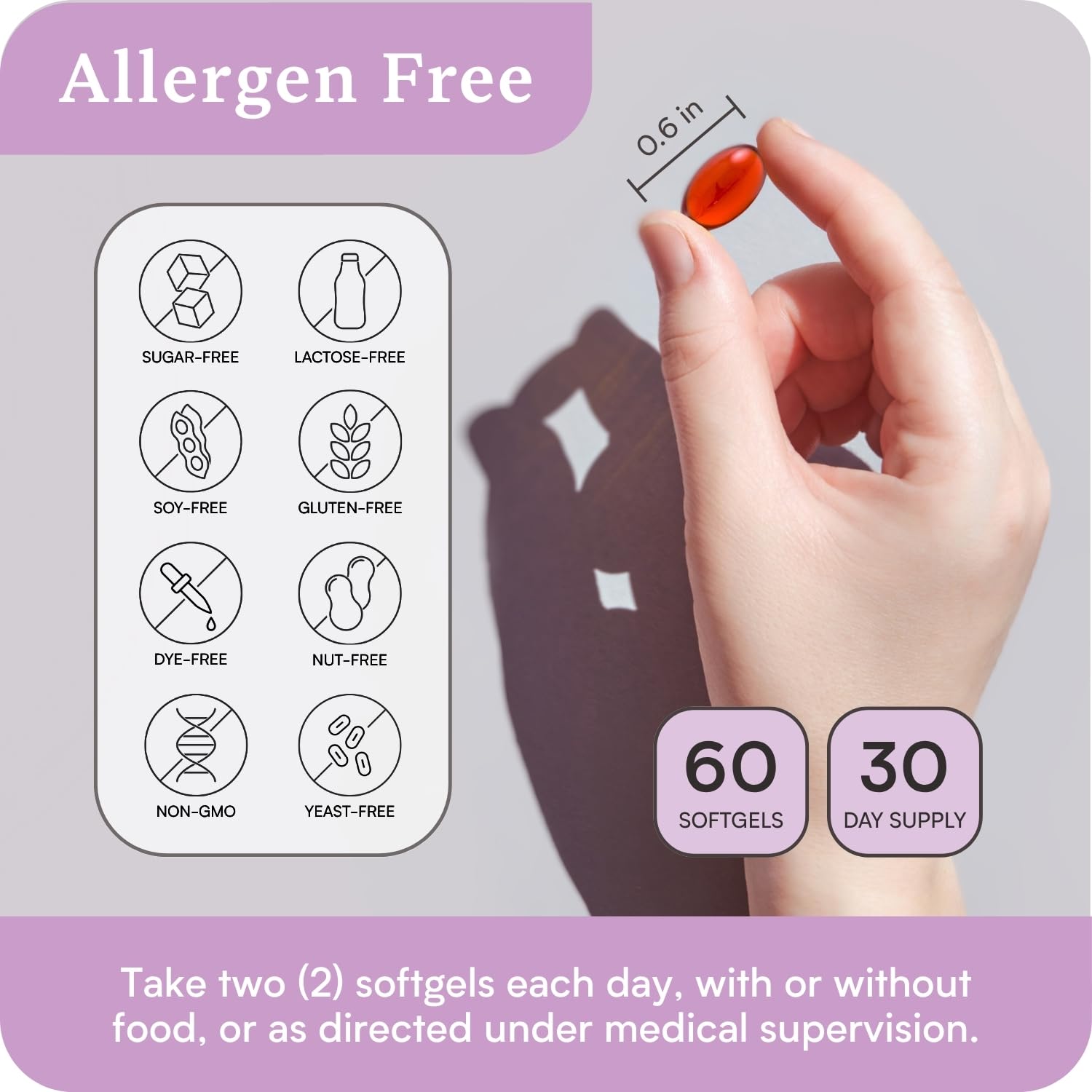 Omega 110 w/LYSOVETA LPC | EPA & DHA Supplements for Brain & Retina Health | Focus, Attention, Memory, Mood & Vision | 6X Higher Absorption Than Fish Oil | High Potency Omega-3 LPC-DHA