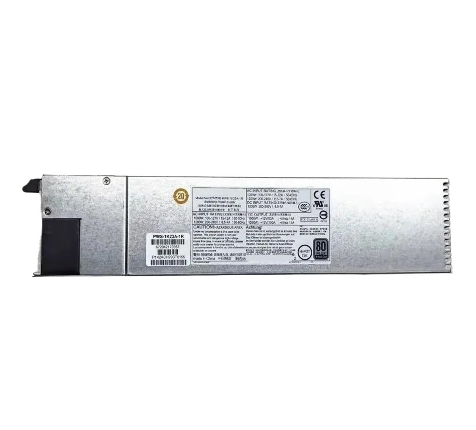 TPKMVGAP 1200W power supply PWS-1K23A-1R server power supply