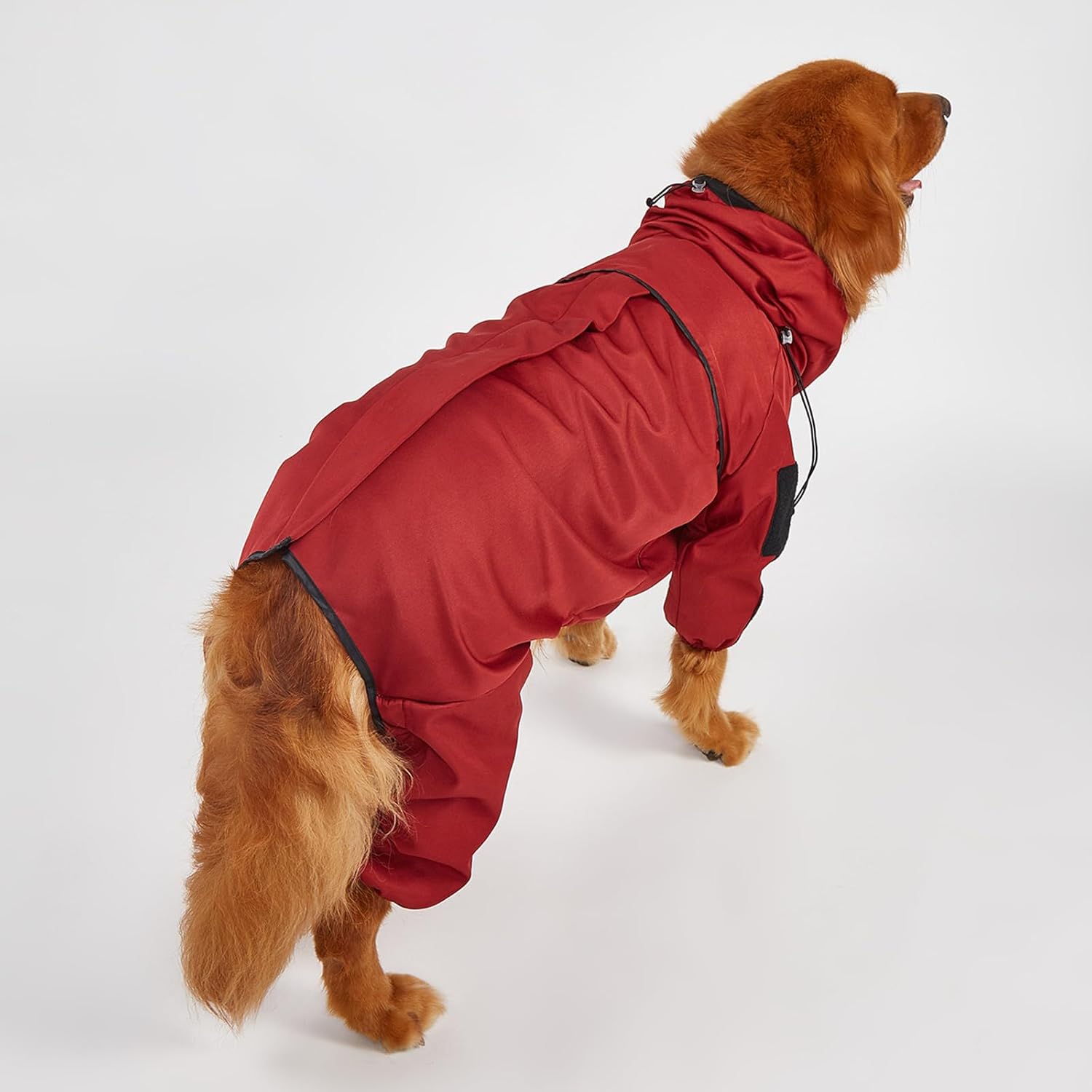 Pet Dog Raincoats Suitable for Large and Small Dog Clothes Windproof and Puppy Rainwear Pet Rainwear
