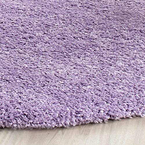 Image of Urban Modern Decor Featuring Soft Shaggy Carpet & Rug for Your Bedroom and Livingroom [Size-3x5 feet & Color-Light Purple].
