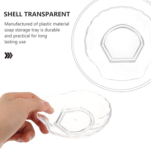 Miniatura 13 de Shell Soap Dish Shell Soap Holder Tray Sink Holder Shower Bar Dishes for Bathroom Bar Bathroom for Shower