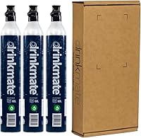 Vista 1 de Drinkmate Cilindros de Carbonatación de Intercambio de CO2 Roscados de 60L con Caja de Intercambio de Recarga, Compatible con SodaStream (Roscado)