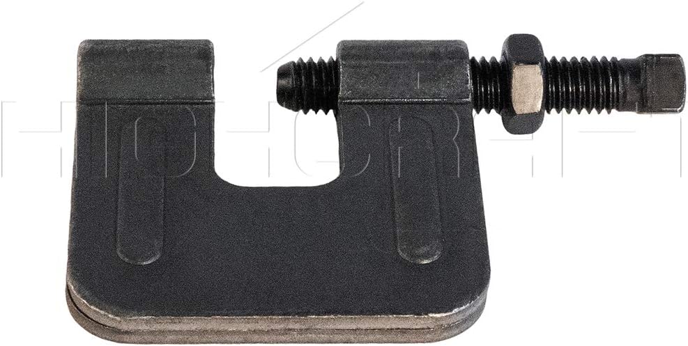 Highcraft DMDN-C38-10 C-Clamp Beam Rod Anchor- Wall Ceiling Mount Vertical Piping Support- Clamp for Copper, Steel, PVC Tubing, 3/8 in., Uncoated Steel (10 Pack)