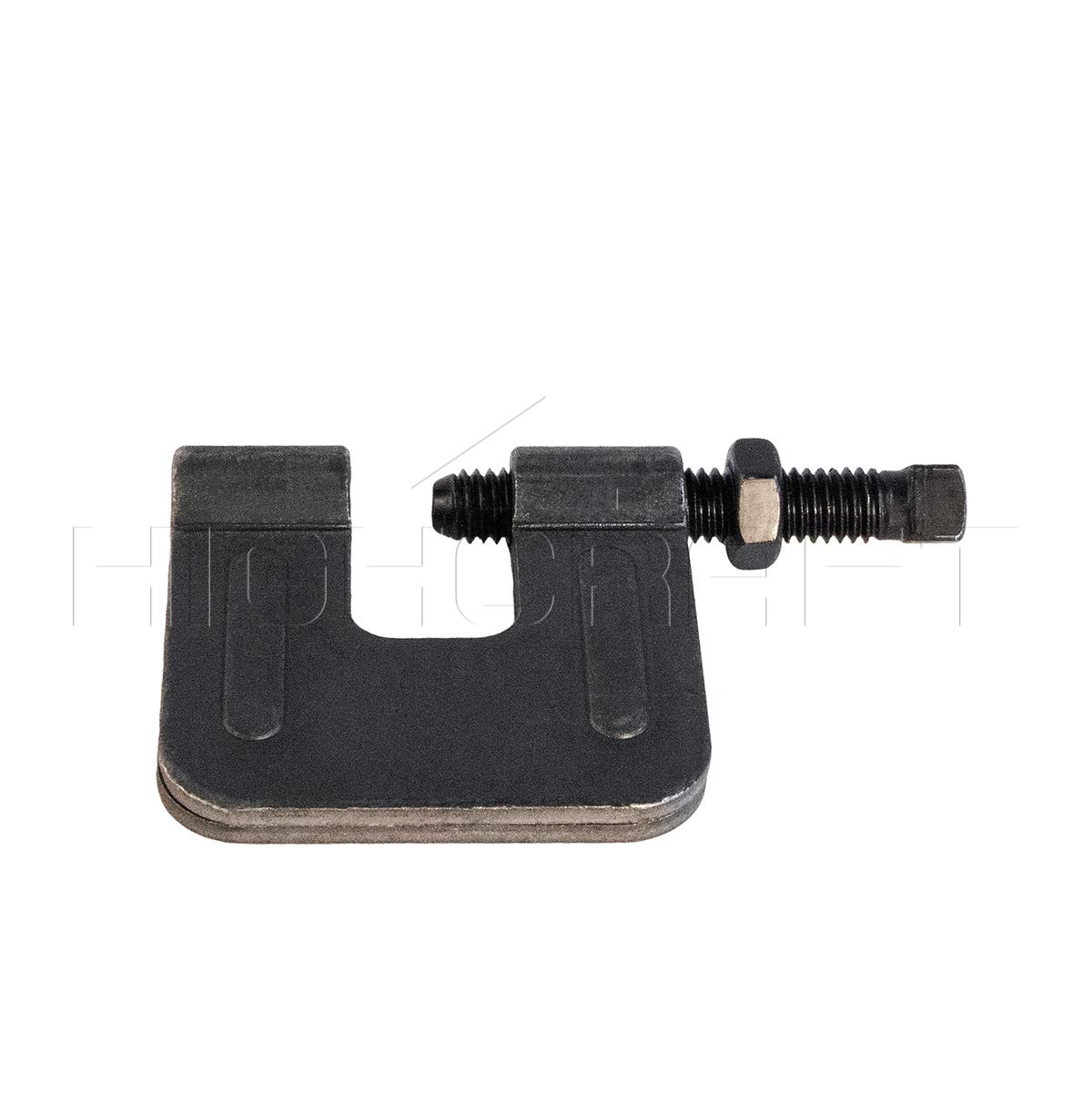 Highcraft C Beam Rod Anchor - 3/8 Inch Electro Galvanized Steel Wall/Ceiling Mount (10 Pack)