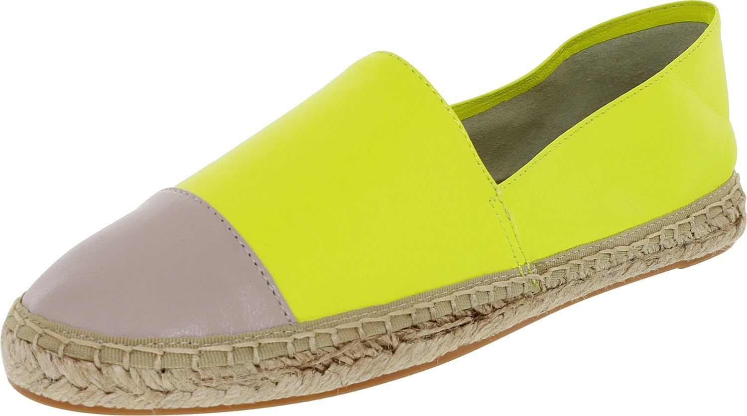 Rebecca Minkoff Women's Gavin Chartreuse/Elephant Ankle-High Leather Flat Shoe - 9M