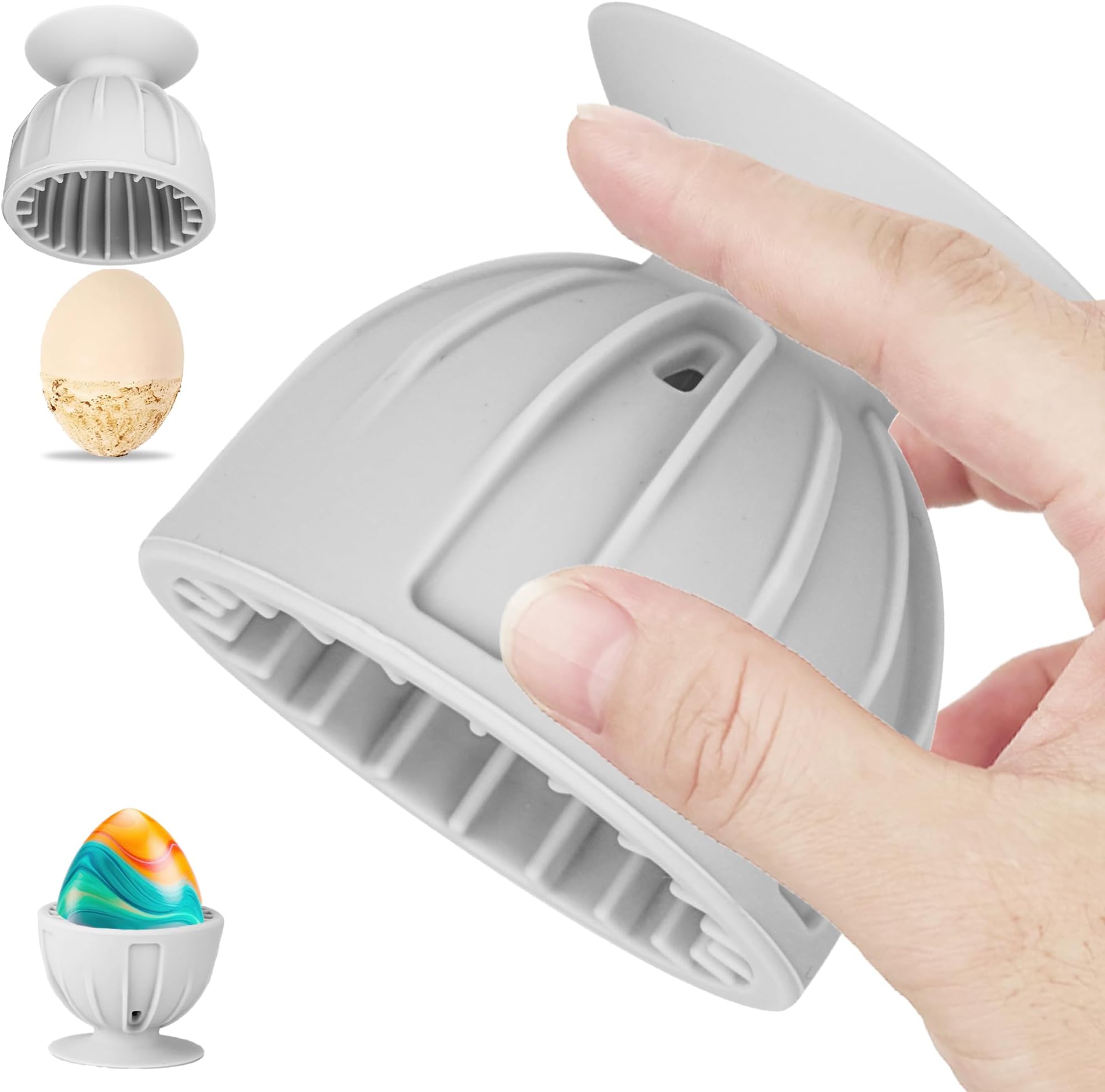 2PCS Egg Brush Silicone, Multifuctional Egg Washer for