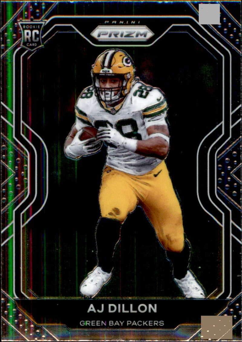 2020 Panini Prizm #364 AJ Dillon Green Bay Packers Rookie Football Card