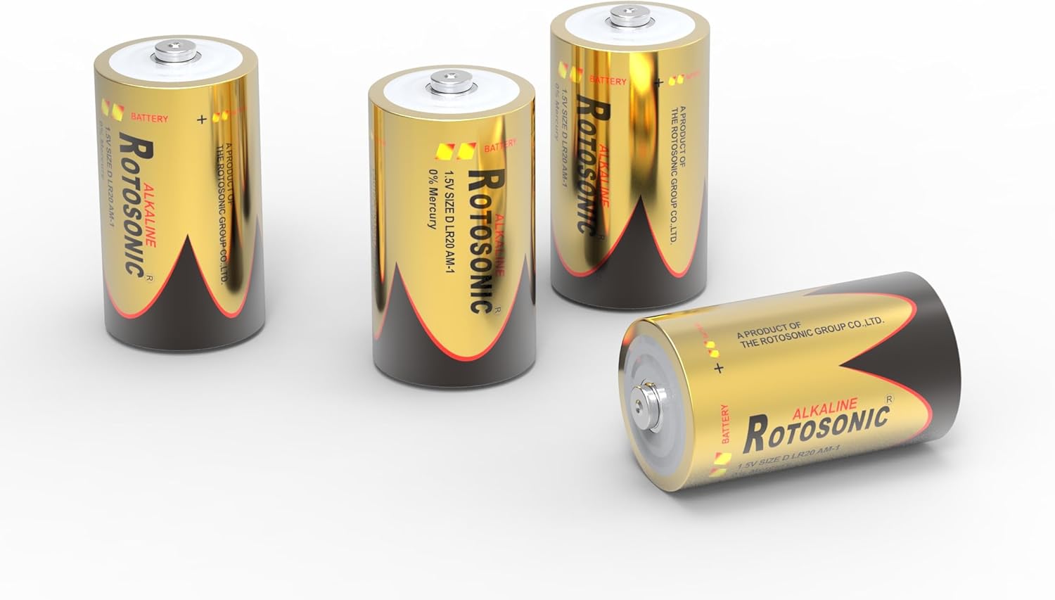 60 Piece Size D LR20 R20P Bulk 0% Hg 1.5V Ultra Power Alkaline Long Duration Battery