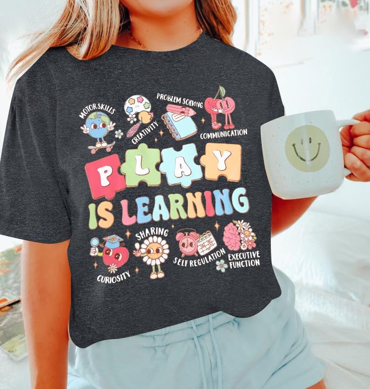 Teacher Shirts Womens Bow Teacher Graphic Tees Cute Teacher Appreciation Gifts Shirt Summer Casual Short Sleeve Tops - Image 2