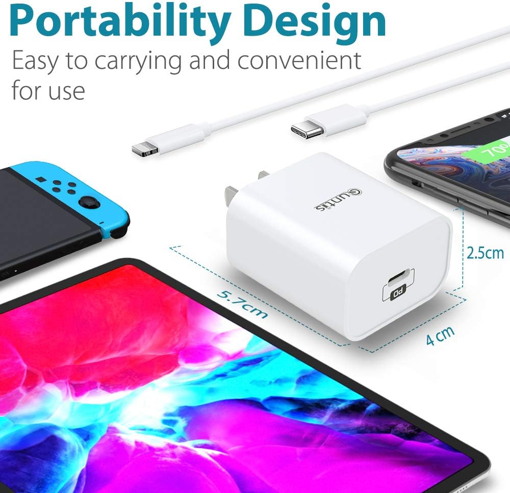 Bеѕt Dеаl 🛒 iPhone 13 30W Fast Charger MFi Certified - Quntis 30W ipad Fast Charger Power Adapter with 6FT USB C to Lightning Cable Compatible with iPhone 13 Mini/12 Pro/12 Pro Max/11 Pro/XR/X/8/iPad Pro Flаѕh Dеаlѕ - 40% оƒƒ iPhone 13 30W Fast Charger MFi Certified - Quntis 30W ipad Fast Charger Power Adapter with 6FT USB C to Lightning Cable Compatible with iPhone 13 Mini/12 Pro/12 Pro Max/11 Pro/XR/X/8/iPad Pro