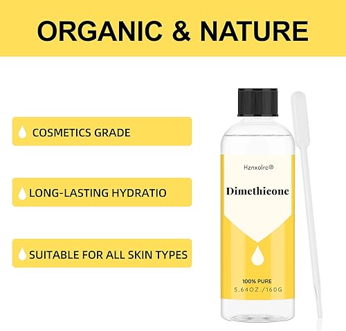 Miniatura 2 de 5.64 oz de dimeticona (polidimetilsiloxano), 100% puro, grado cosmético, adecuado para cabello, cuerpo, productos acondicionadores de la piel y más