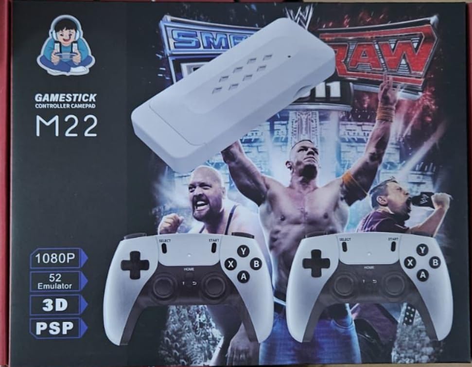Image of M22 Gamestick Controller Gamepad, 1080P, 52 Emulator, 3D, PSP, Wrestling Theme