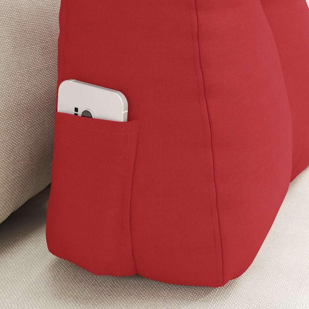 Cuscino posteriore rosso 60 x 24 x 50 cm Textil con supporto lombare