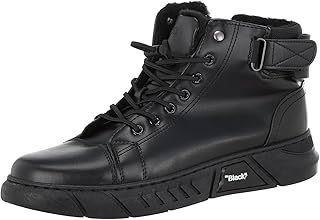 Zapatos Plantillas Hombres 5 Cm Moda Alta Top Casual Botas Cortas Hombres Negro 46