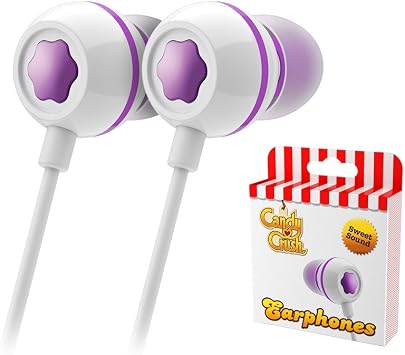 Candy Crush in Ear Headphones - Grape