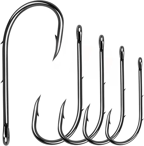 anzuelos de pesca anzuelos de púas caña pico cebo titular ganchos negro carbono compensado plantilla anzuelos de pesca agua salada agua dulce