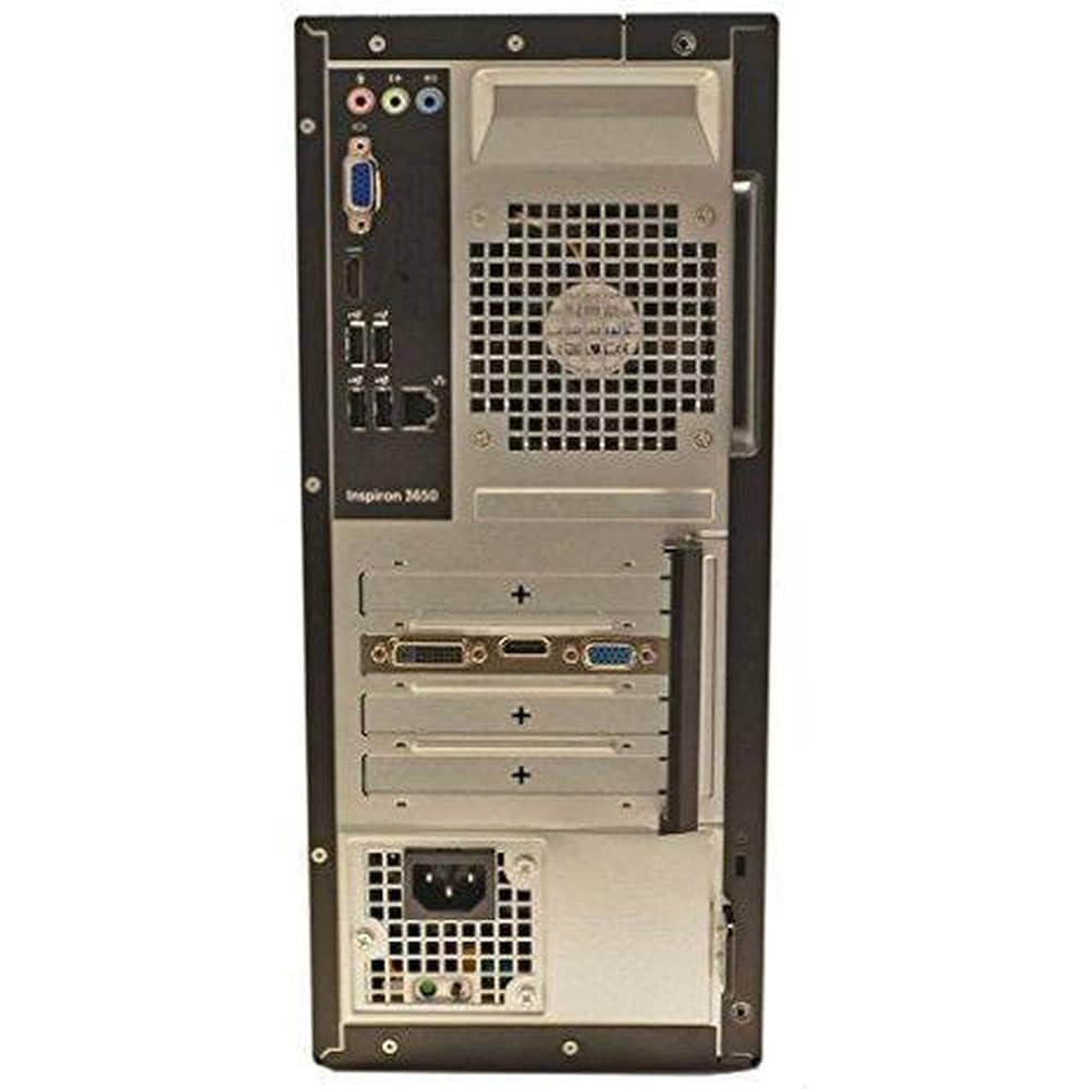 Refurbished) Fast Dell Inspiron 3650 Mid Size Tower Desktop