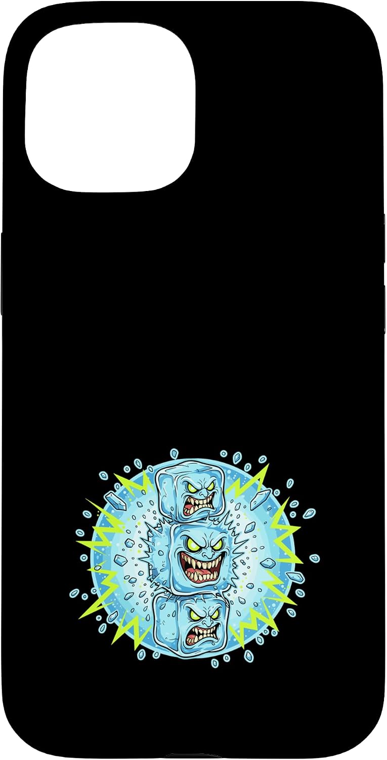 Crazy Angry Ice Cubes Monster Frozen Energy Case for iPhone 15