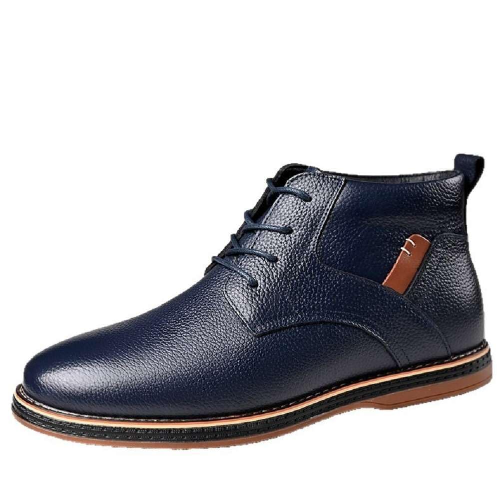 Men's Casual Chukka Boots | Leather Non-Slip Ankle Boots | Lace Up Dress Shoes | Fashion,for Wedding,Business,Office