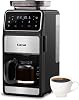 Cafetera de goteo Gevi de 10 tazas con molinillo de fresas integrado | Temporizador programable de 24 horas, control de pantalla táctil, plato calentador de 4 horas, filtro permanente con jarra de vidrio original 1