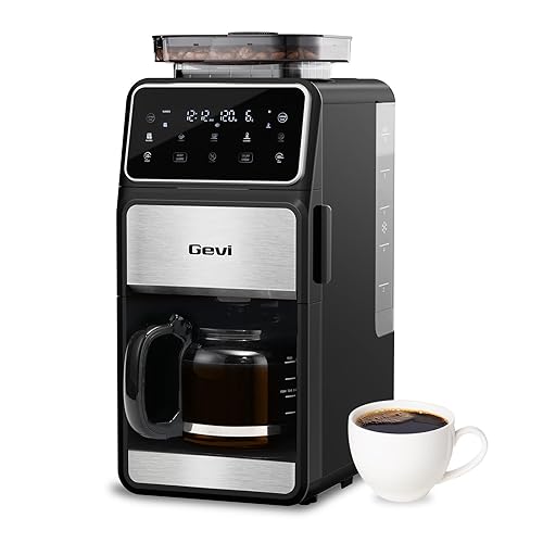 Gevi Grind & Brew Coffee Maker 10 Cup, Built-In Burr