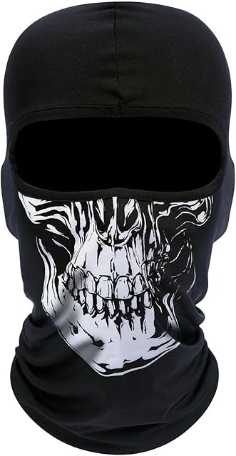 fuinloth Balaclava Ski Face Mask, Motorcycle Cycling Neck Warmer for Helmet, UV Protector Scarf for Men/Women