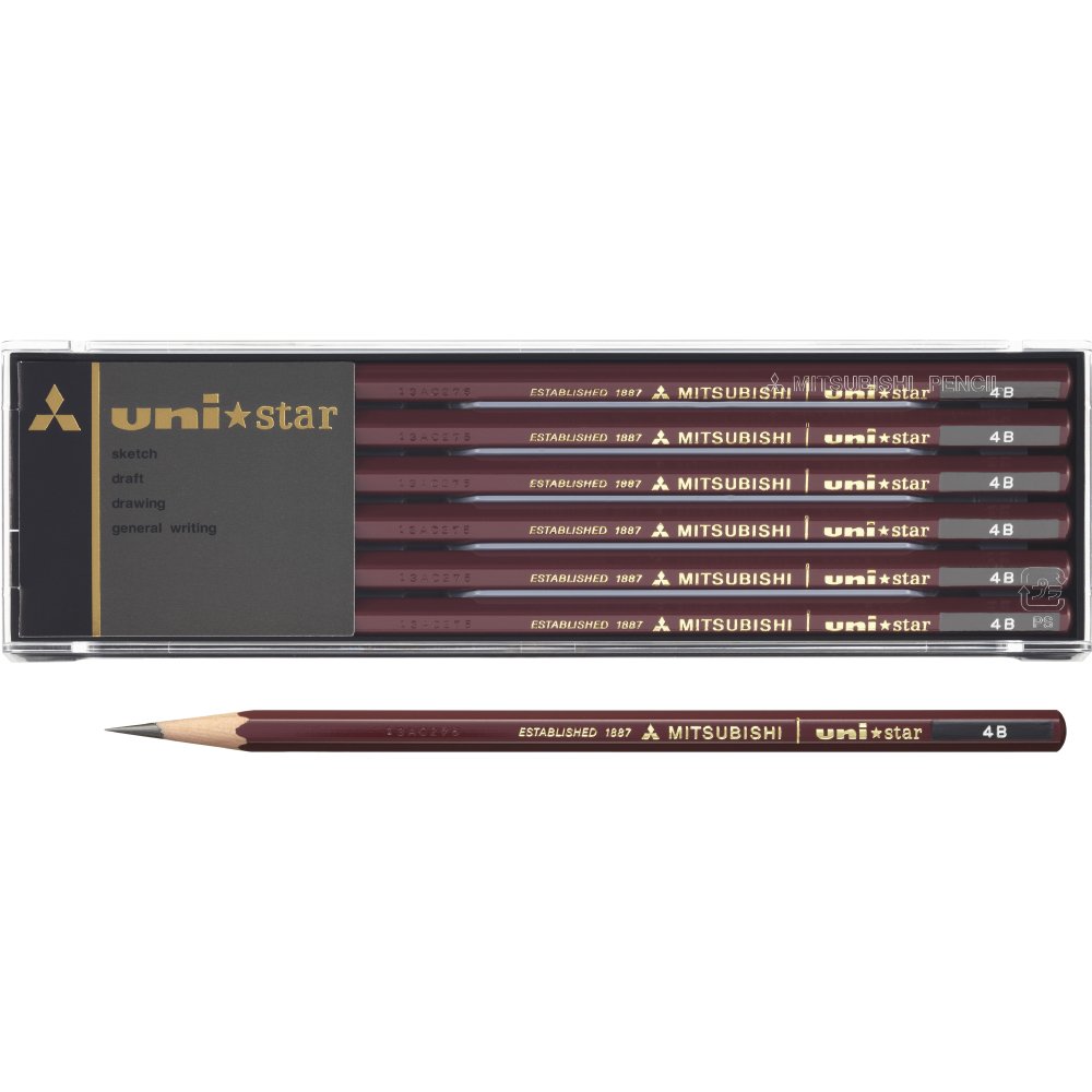 Amazon | 三菱鉛筆 鉛筆 ユニスター 6角 4B US4B | 鉛筆 | 文房具 Amazon | 三菱鉛筆 鉛筆 ユニスター 6角 4B US4B | 鉛筆 | 文房具
