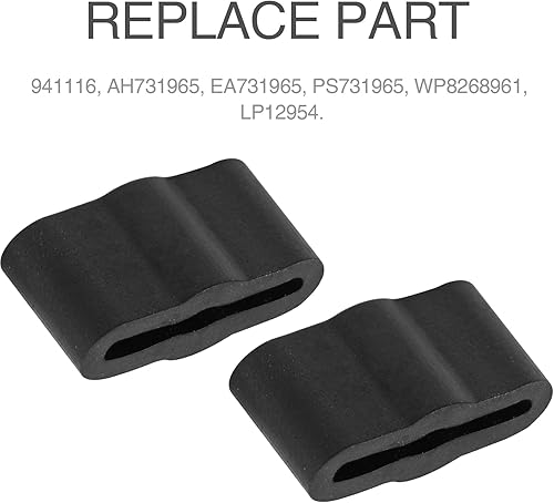 Miniatura 3 de Almohadilla de fricción para lavavajillas 8268961, compatible con Whirl-pool Ken-more Reemplazar 8268961 WP8268961VP PS11745488 AP6012281 PS731965