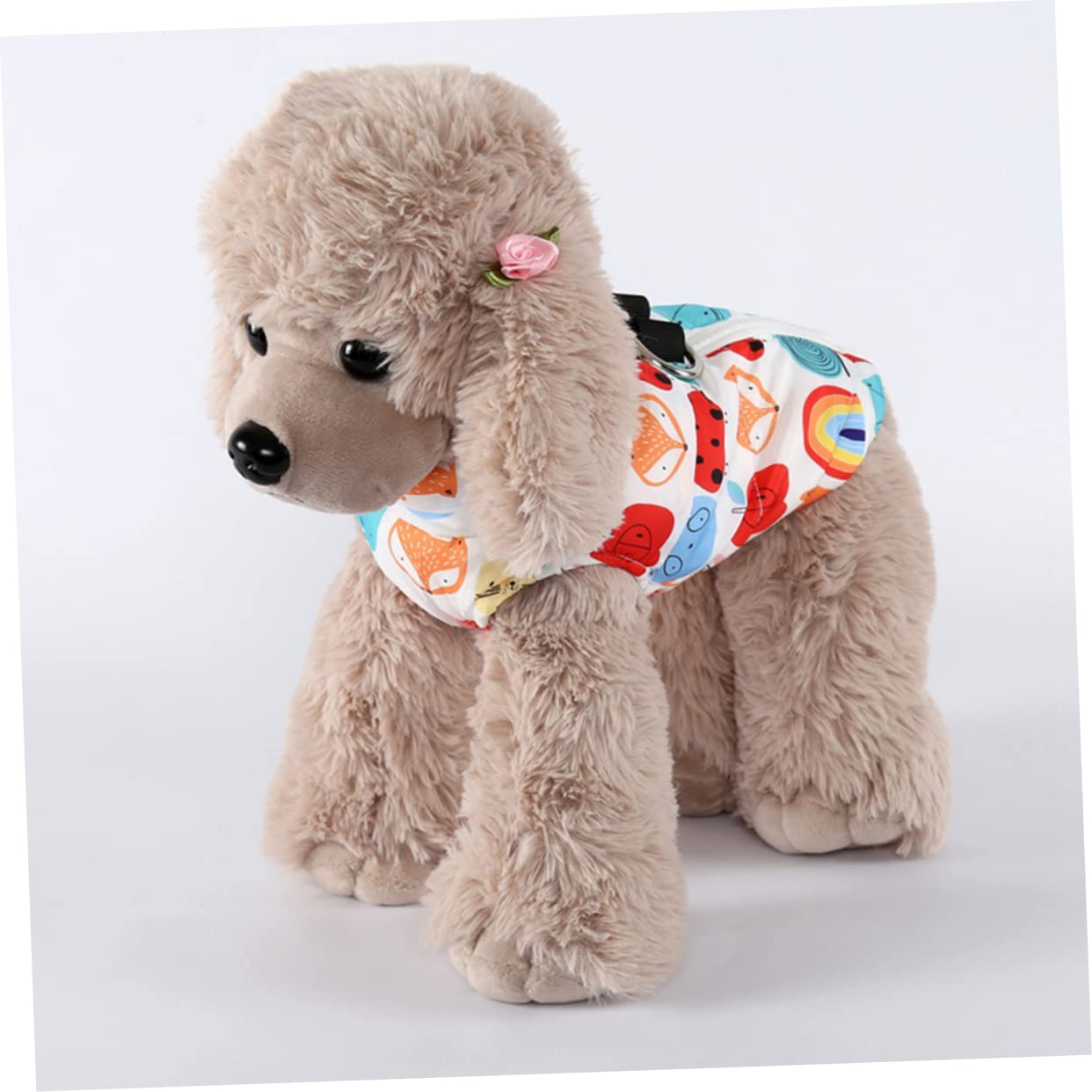 FOMIYES 3 Pezzi Gilet per Cani di Piccola Taglia Elegante Abbigliamento per Animali Domestici Gilet Caldo per Cani Motivo Animali per Fotografia E Feste