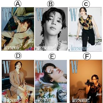 Amazon.co.jp: W korea 2023年 2月号 BTS JIMIN 表紙 画報 記事