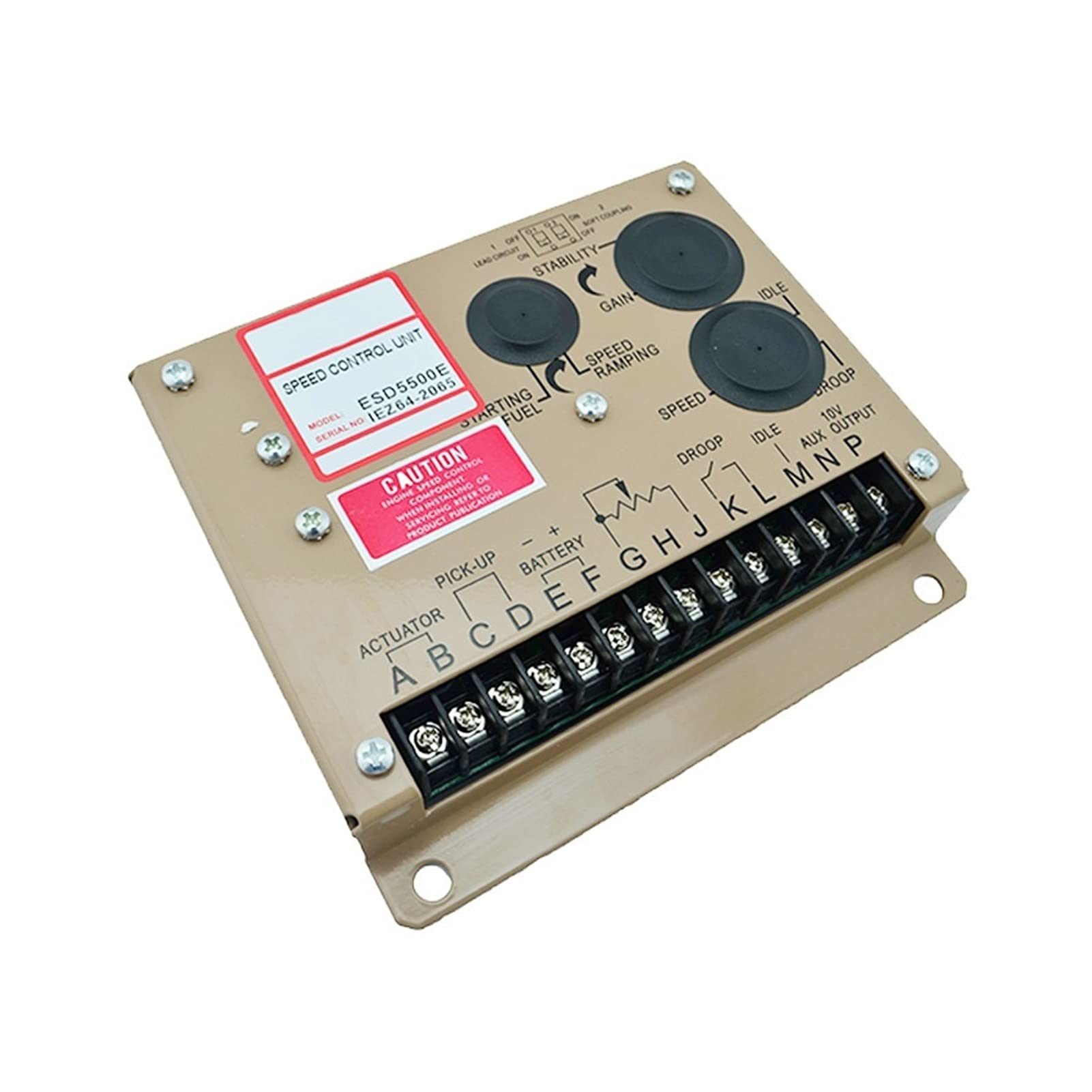 Tablero de Control de Velocidad del Motor Diesel ESD5500E Controlador de Control de Velocidad de Velocidad Ejecutivo del Generador Ejecutivo del Gobernador del Gobernador electrónico