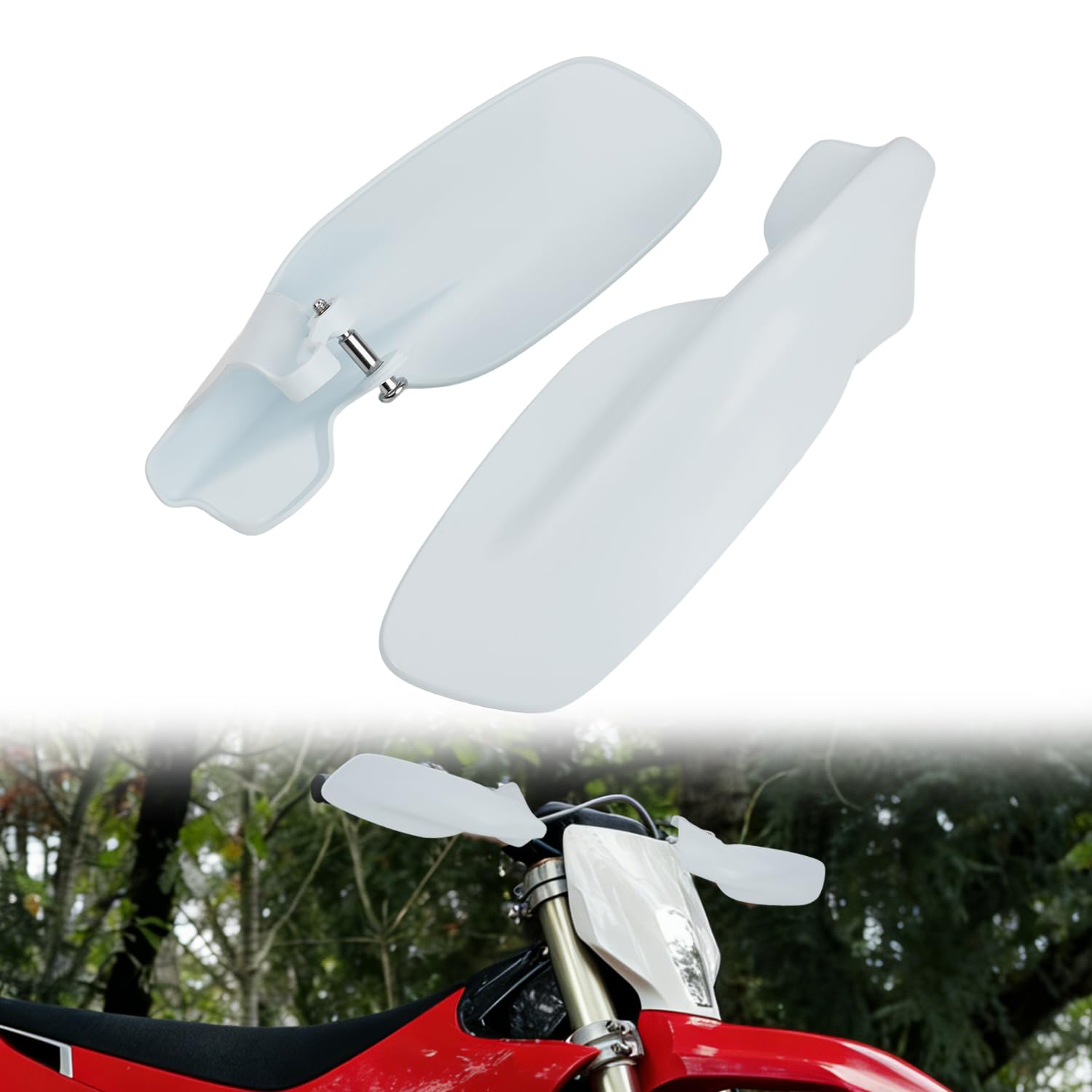 Protège-Mains de Moto pour Stark Varg EX MX Dirt Bike Électrique Blanc