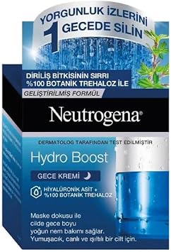 Neutrogena Hydro Boost Gece Kremi Tüm Cilt Tipleri İçin 50 ml, TYC65RWL5N170417942520635
