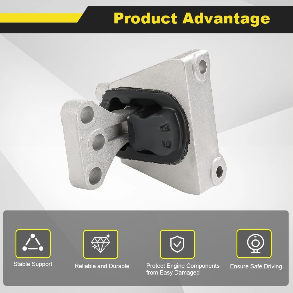 1Pcs Engine Motor Left Transmission Mount Compatible with 2006-2011 Honda Civic 1.8L Automatic Transmission Replacement for A4546 50850SNAA01 50850SNAA82 50850SNEA01