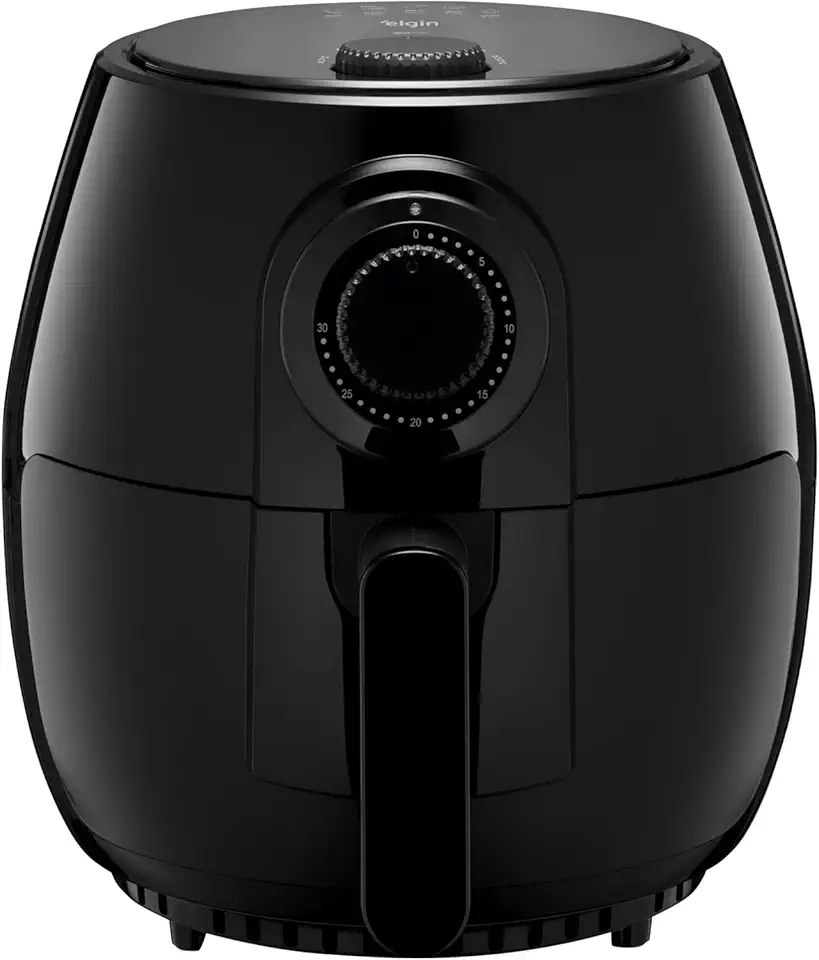 Fritadeira Elétrica Quick Fryer Elgin 4 Litros Preta com cesta removível 220V - Airfryer