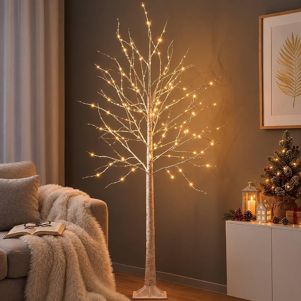 クリスマスツリー ブランチツリー 180cm Amazon.co.jp: ブランチツリー 180cm 白樺 LED クリスマスツリー 北欧
