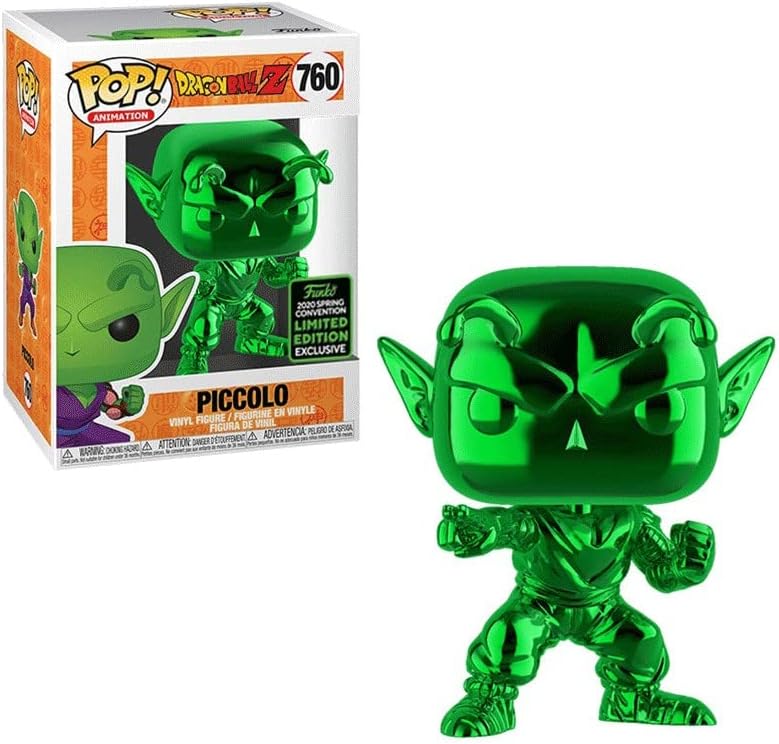 Funko Pop Piccolo Figure Chrome Green - Dragon Ball Z ECCC 2020