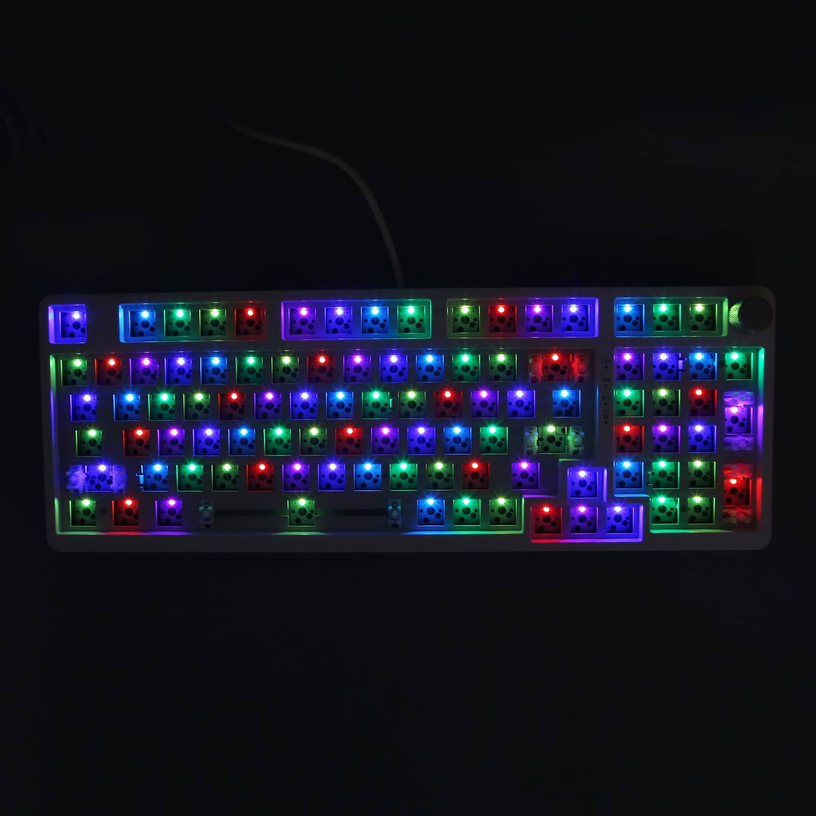 Amazon | メカニカルキーボードキットトライモードDIYカスタムホット