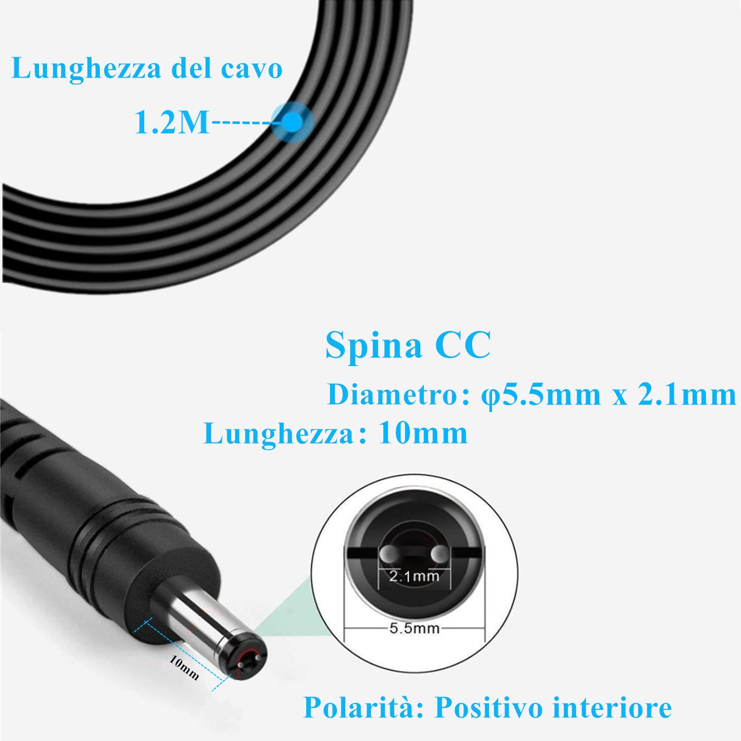 Adattatore universale 5V 3A AC con 11 spine DC DC5V Caricatore di alimentazione per ADSL WIFI router USB HUB telecamere AC a DC5Volt 2.5A 2A 1.5A ac dc adattatore
