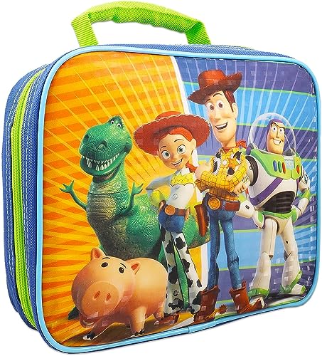 Buzz Lightyear Backpack with Lunch Box Set - Buzz Lightyear Backpack for Boys, Lightyear Lunch Box, Stickers, More | Toy Story Backpack for Kids4