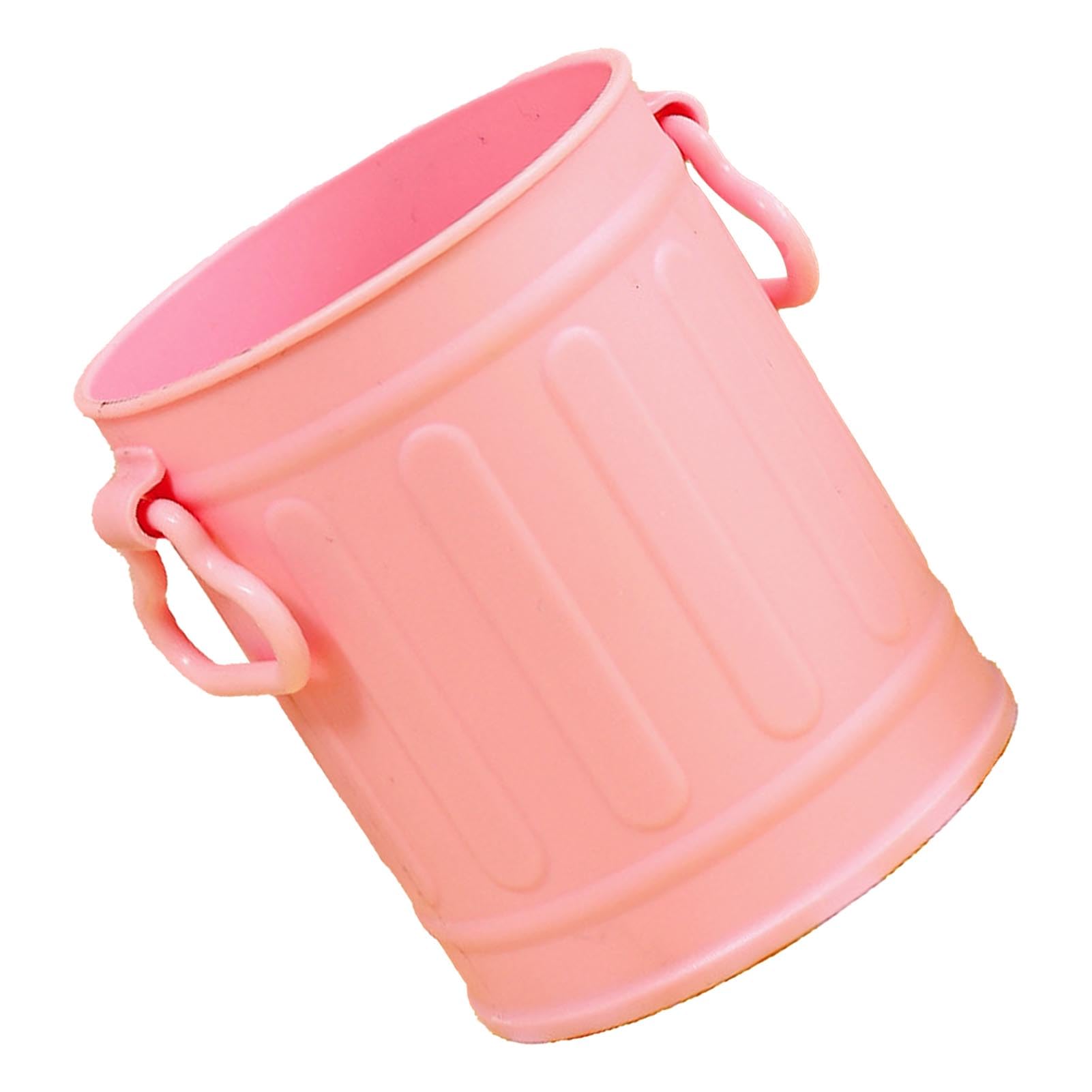 Alomejor Simpatico Contenitore Versatile per Matite per L'organizzazione di Cancelleria, Portapennarelli Compatto per Toeletta da Scrivania, 1,8 Once (PINK)
