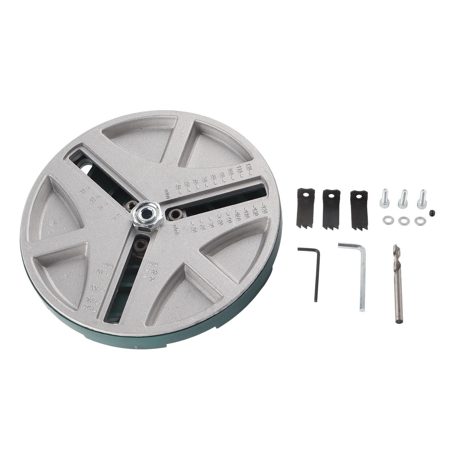 Multi - Adjustable Circular Punch Saw with Positioning Bit, 3 Tooth Blades - Ideal for Accurate Woodworking