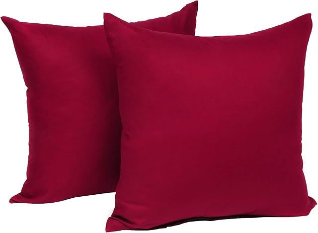WOLTU® KB5150bdQ2, poszewka na poduszkę 2X, poszewka na poduszkę 100% bawełna zapinana na zamek błyskawiczny, zestaw 2 poduszek na sofę, poduszka dekoracyjna, poszewka na poduszkę, poszewka na poduszkę, dwupak,