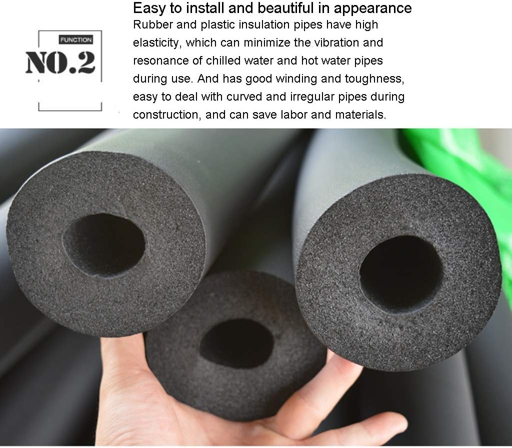 Foam Insulation Lagging 15-20mm Wall Thick Thickness Foam Protection Wrap Pipe Insulation Foam Pack of 10 Foam Grip Tubing (Color : 48x20mm) (43x20mm)