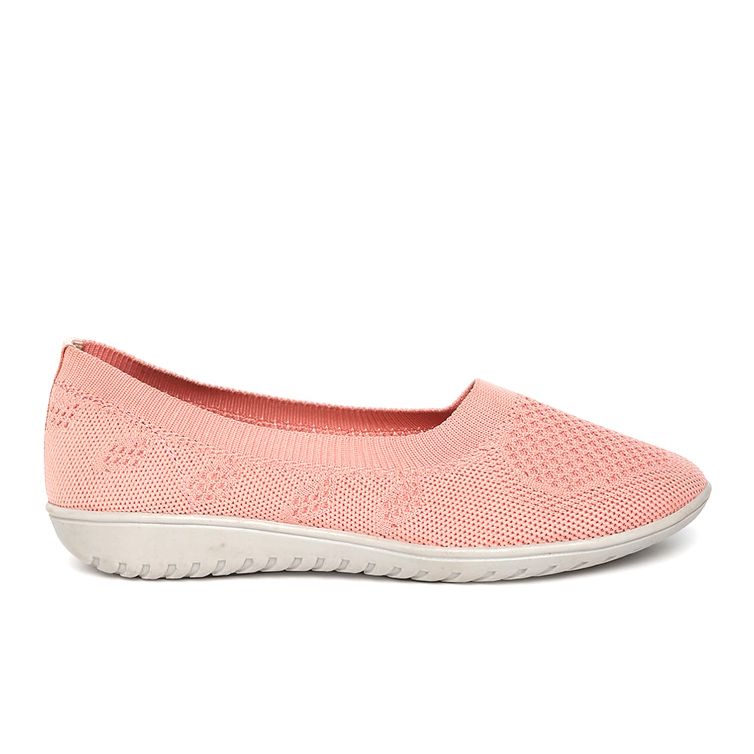 Marc Loire Women's Athleisure Active Wear Flat Ballerina Shoes, Peach - 6 Uk 3