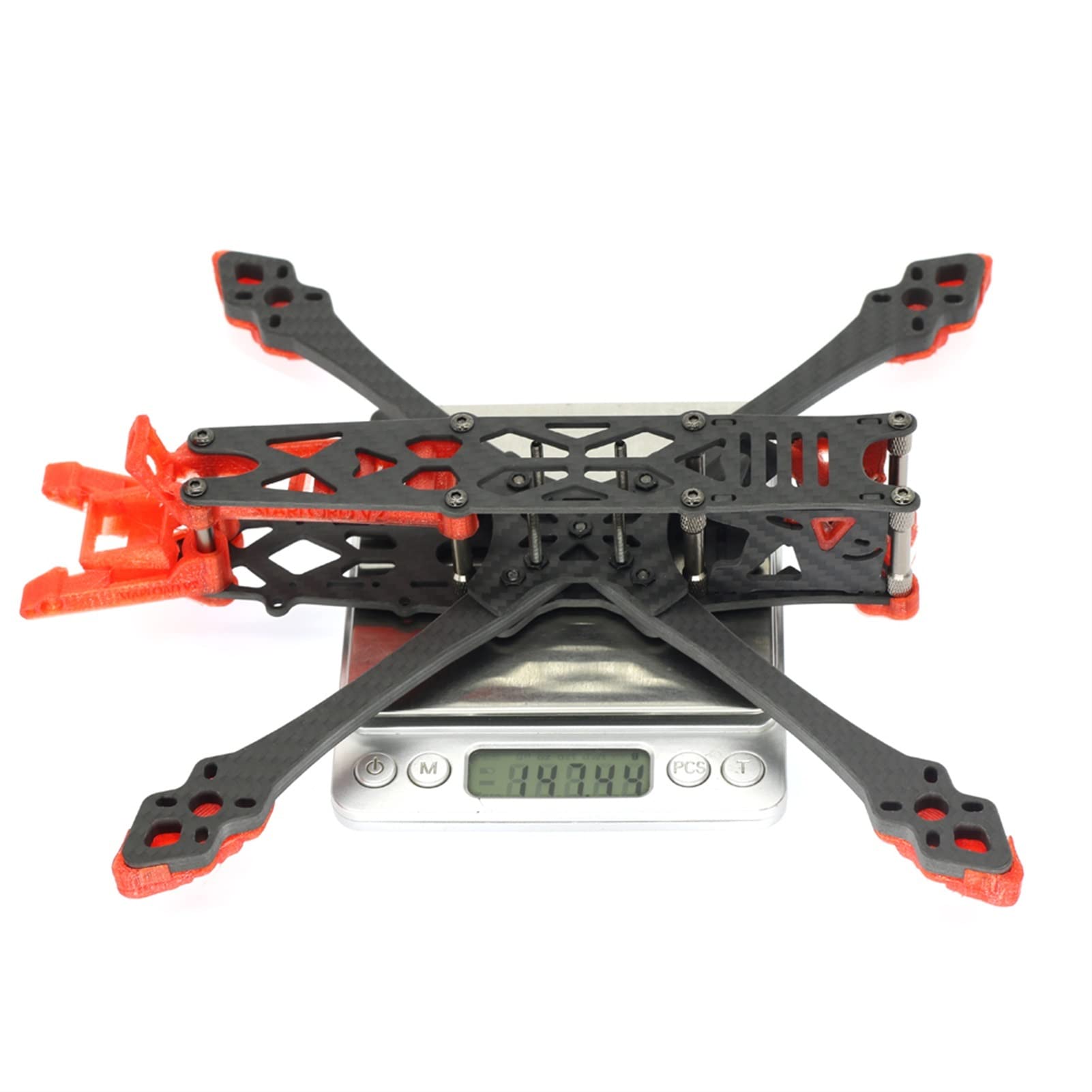 XEBRAD Zestaw ramy z włókna węglowego 228 mm 6 mm do dronów RC FPV Racing Zestaw do budowy dronów