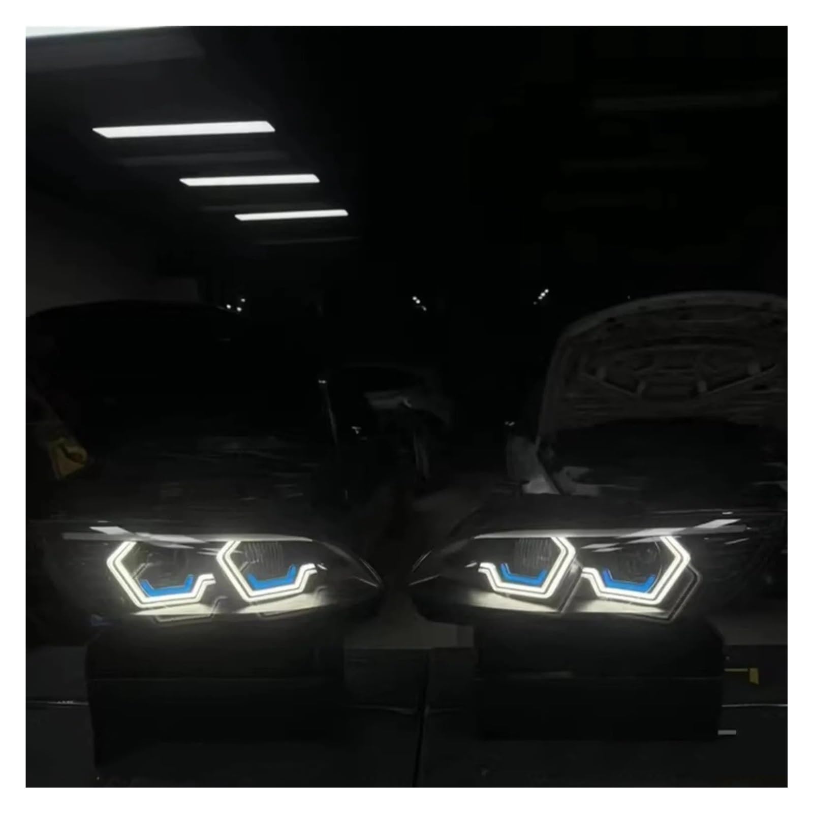 Faro Principale Per BMW Serie 3 E92 E93 Per OSS 2006-2012 Fari A LED Con Luci Diurne DRL Indicatori Di Direzione Fari Fanali Anteriori