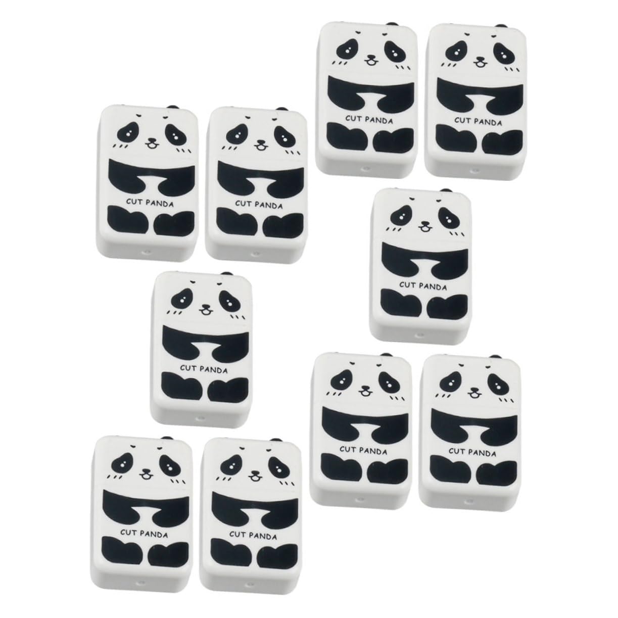 LALAFINA 50stücke Teiliges Kreative Radierer Für Bleistiftzeichnungen Hochwertiger Radierer Für Schule Und Büro Niedliches Panda-design Vielseitige Nutzung Allen Papiersorten